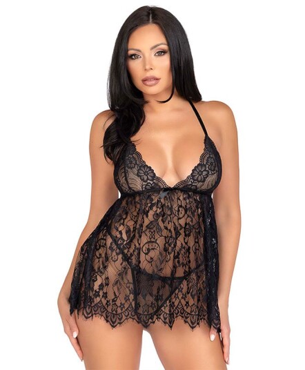 Leg Avenue Babydoll M/ Blonder Og String Small