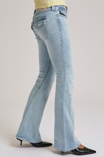 True Religion Jeans Joey LR Flare Flap_ Blå