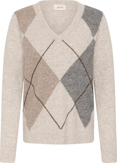 Cream Crhope Knit Pullover Beige XL Cream Crhope Knit Pullover Beige XL