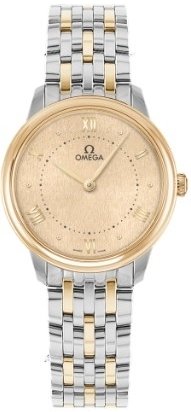 Omega Dameklokke 434.20.30.60.08.001 De Ville Prestige Gull/18 karat