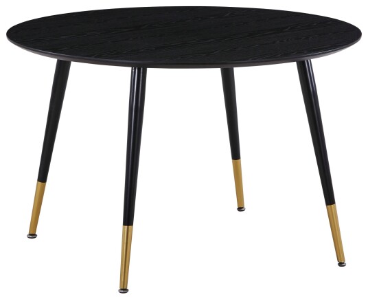 Venture Design Dipp spisebord Svart 115 cm