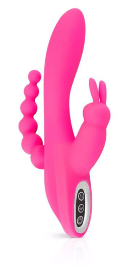 Teazers Double Rabbitvibrator m/ analkuler Teazers Double Rabbitvibrator m/ analkuler