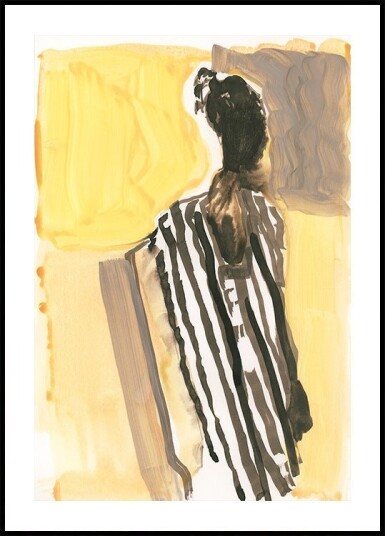 Amber Horizon Silhouette Plakat Plakat / 100x150cm