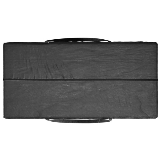  Poser til hageputer 2 stk svart 150x75x75 cm polyetylen