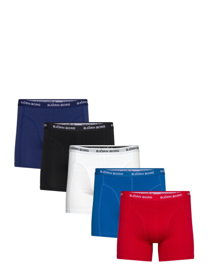 Björn Borg Cotton Stretch Boxer 5P - Navy - M