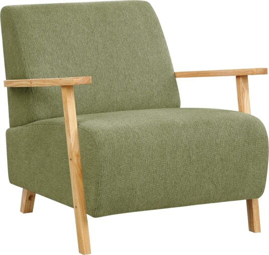Lenestol Lesja Grønn lyst tre/Polyester