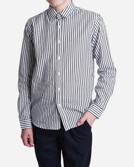 Formél Koos Shirt - White/Black Formél Koos Shirt - White/Black