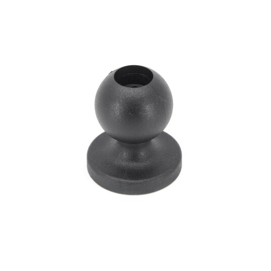 Ball Joint 1", Veggfeste Nylon, 5mm skruehull