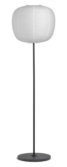 HAY Common Peach Gulvlampe Sort & Sort Terrazzo