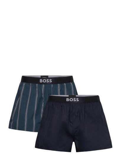 BOSS 2P Boxer Shorts Ew - Blue - S