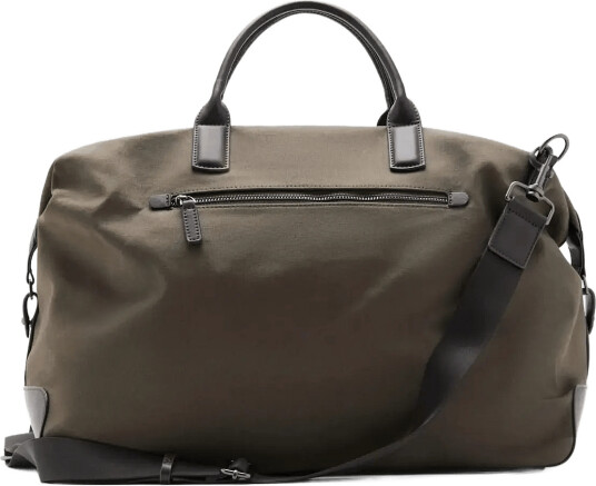 Mango Bowling Bag With Leather Details Khaki green ONE SIZE Mango Bowling Bag With Leather Details Khaki green ONE SIZE
