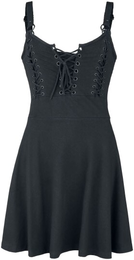 Poizen Industries   Goth Kort kjole   Malice kjole   XS til 4XL   Damer   svart