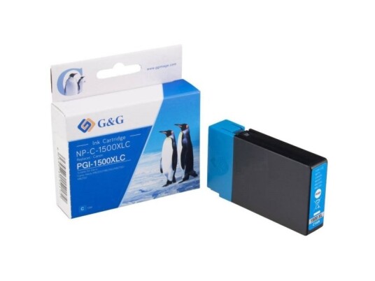 G&G-Blekk G&G-Kompatibelt Blekk / Blekk Med Pgi 1500Xl Cyan Np-C-1500Xlc/C For Canon Maxify Mb2050 Mb2350