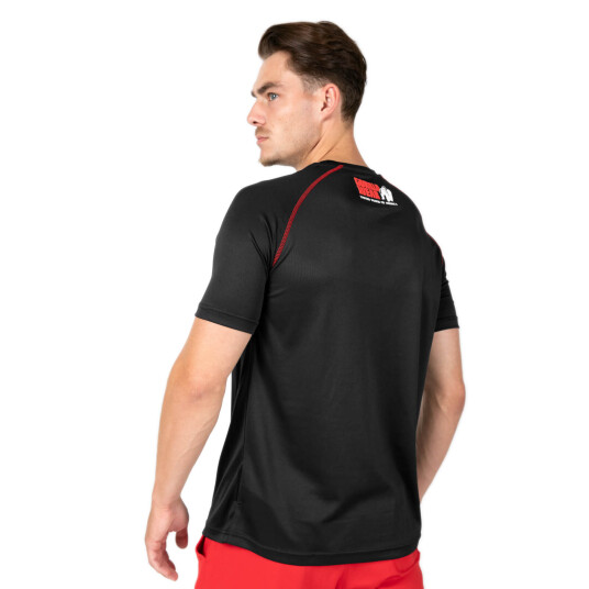 Gorilla Wear Men Performance Tee black/red xxxlarge