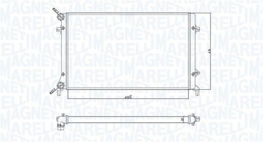 Radiator MAGNETI MARELLI 350213166900 Radiator MAGNETI MARELLI 350213166900