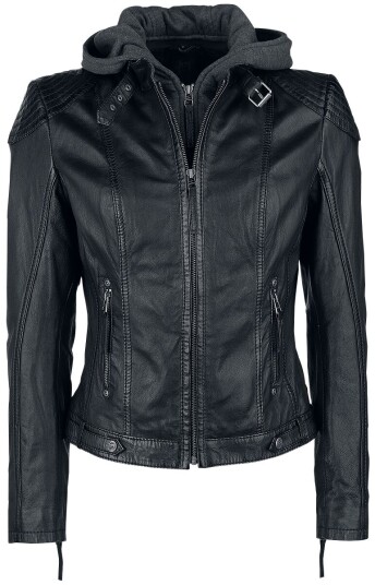 Gipsy Skinnjakke - Cacey - S til 4XL - Damer - svart Gipsy Skinnjakke - Cacey - S til 4XL - Damer - svart