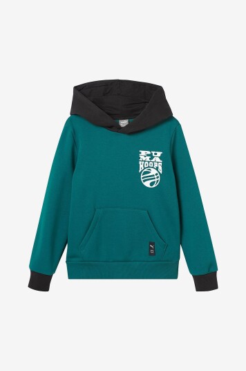 Puma Hettegenser Basketball Blueprint Hoodie FL B Grønn