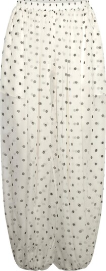 MSGM Pantalone/Pants IVORY + BLACK M