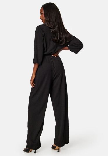 Happy Holly Kali 3/4 Sleeve Jumpsuit Black 32/34 Happy Holly Kali 3/4 Sleeve Jumpsuit Black 32/34