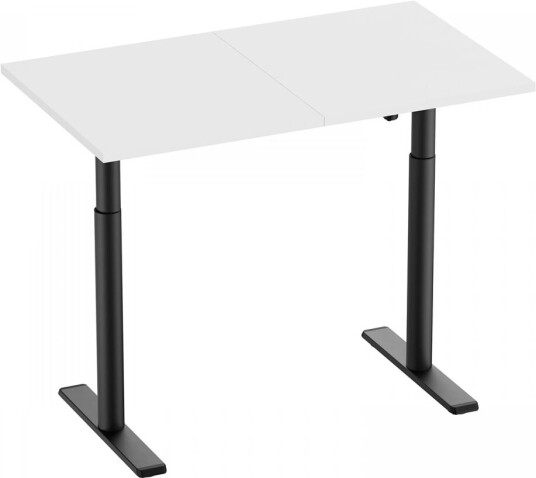 Maxmount Skrivebord Hev Og Senkbart 1200x700mm Elektrisk - Svart/hvit