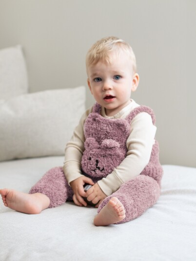 Garnius 24024 L Teddy bukse gammelrosa