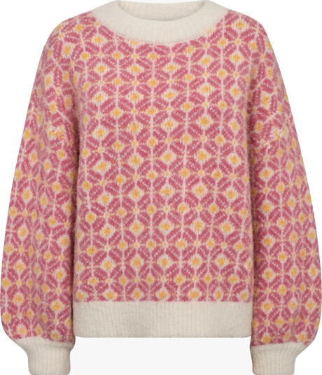 A View Stavanger Knit Pullover Rosa XXL