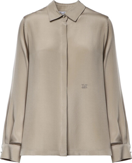Max Mara Dame Bluser & Skjorter Brun S,