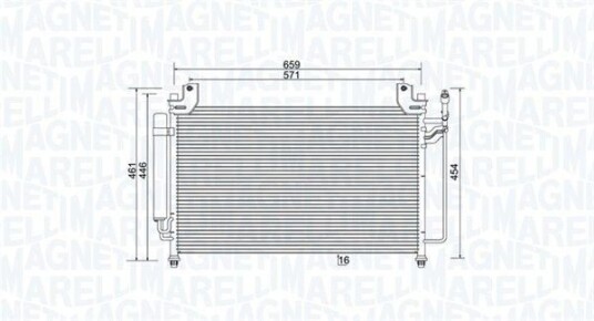 Kondensator MAGNETI MARELLI 350203990000
