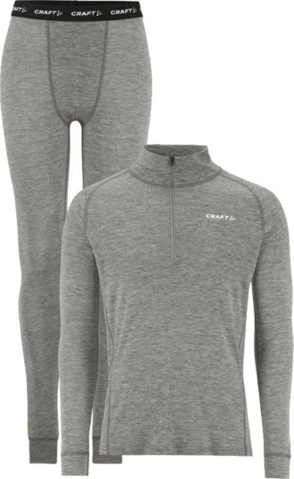 Craft Wool Merino Hz Set M Dk Grey/Mela Craft Wool Merino Hz Set M Dk Grey/Mela