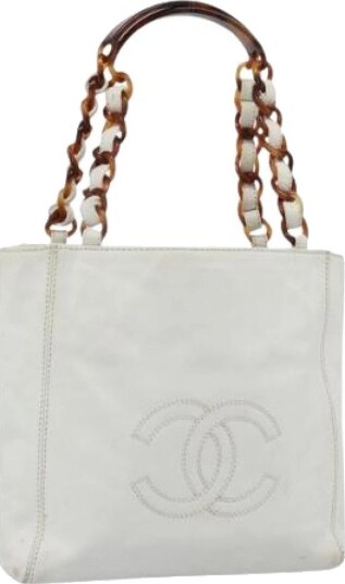 Chanel Vintage Dame Pre owned Hvit ONE SIZE,