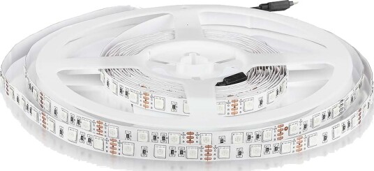 V Tac Led List 11W/M 60 Led/M Blå Ip20 5 Meter Rull V Tac Led List 11W/M 60 Led/M Blå Ip20 5 Meter Rull