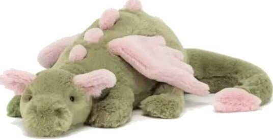 Jellycat Malachy Dragon Kosedyr 88 cm