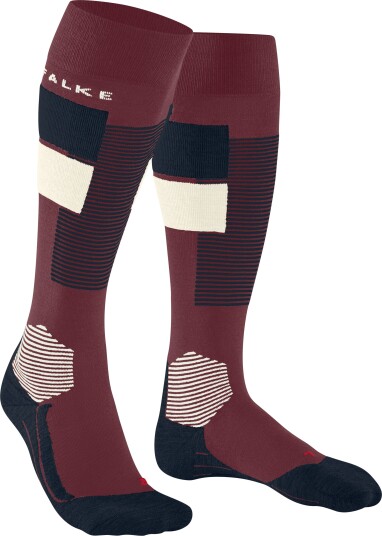 Falke Women's Falke Sk4 Advanced Skiing Knee High Socks Merlot 39 40