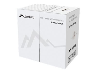 Lanberg - Samlet Kabel - 305 M - Utp - Cat 5E - Solid - Svart