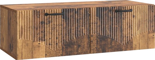 Vegghengt TV skap Gammelt tre 98 x 41 x 30 cm Konstruert tre