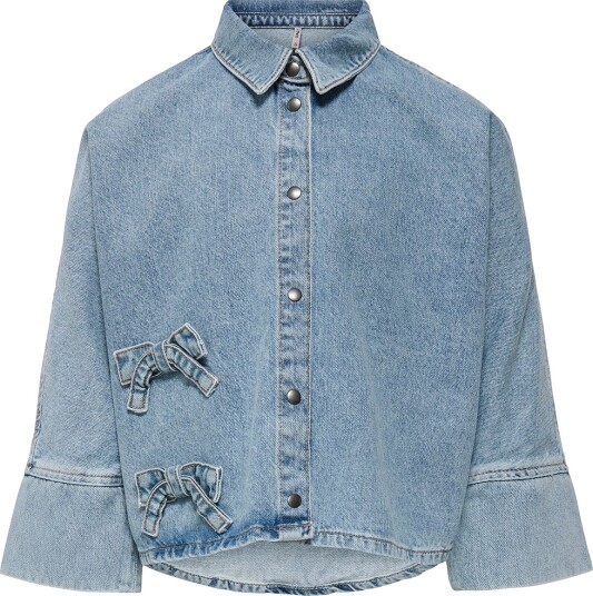 Kids Only Grace 7/8 Bow Shirt Denim 158