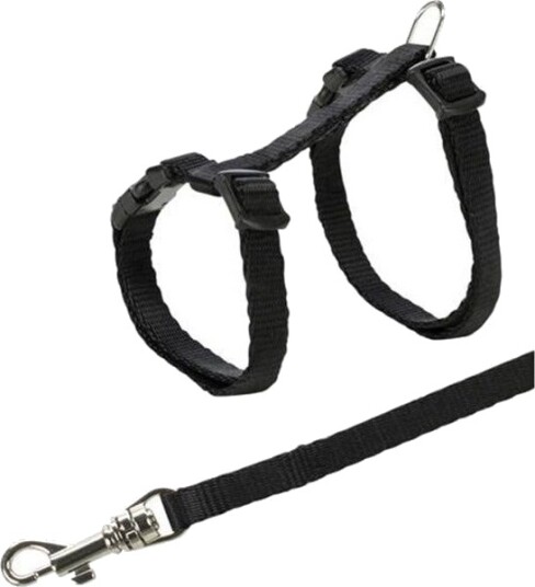 Trixie Kattunge sele med line i nylon - Justerbar 19-31 cm Trixie Kattunge sele med line i nylon - Justerbar 19-31 cm