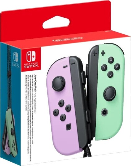 Nintendo Switch Joy-Con Kontrollerpar Pastellilla/Pastellgrønn