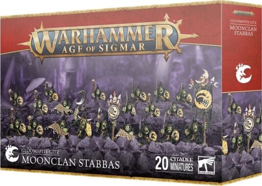 Warhammer Age of Sigmar Gloomspite Gitz Moonclan Stabbas Warhammer Age of Sigmar Gloomspite Gitz Moonclan Stabbas