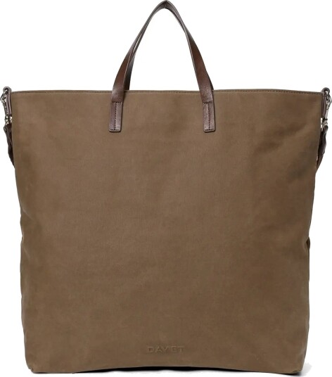 DAY ET Day Waxed Cotton Cb Tote Brown ONE SIZE DAY ET Day Waxed Cotton Cb Tote Brown ONE SIZE