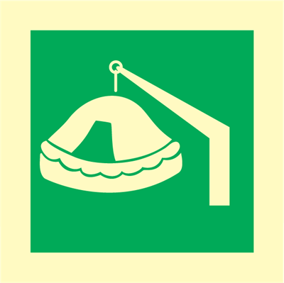 Jo Safety David-launched liferaft IMO symbols 103033