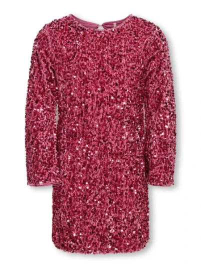 kids ONLY Rose Wine Kogconfidence Life Ls Seq Flrd Kjole Jrs 158 164 kids ONLY Rose Wine Kogconfidence Life Ls Seq Flrd Kjole Jrs 158 164