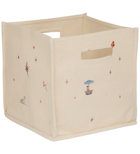 Cam Cam Copenhagen Canvas Storage Basket Gots Vintage Toys Cream ONE SIZE