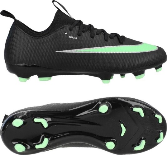 Nike Mercurial Vapor 17 Academy Mg Shadow   Svart/illusion Green Barn størrelse 35½