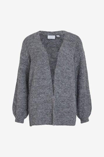 Vila Kardigan viNynni Open L/S Knit Grå