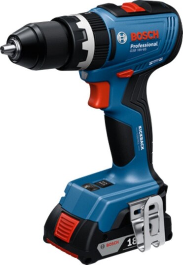 Bosch GSB 18V 65 Borskrutrekker 2 x 2 Ah Batteri Bosch GSB 18V 65 Borskrutrekker 2 x 2 Ah Batteri