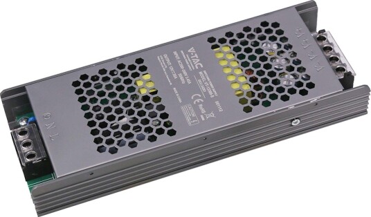 V Tac 360W / 12V DC Slim strømforsyning 30A IP20 til LED strips