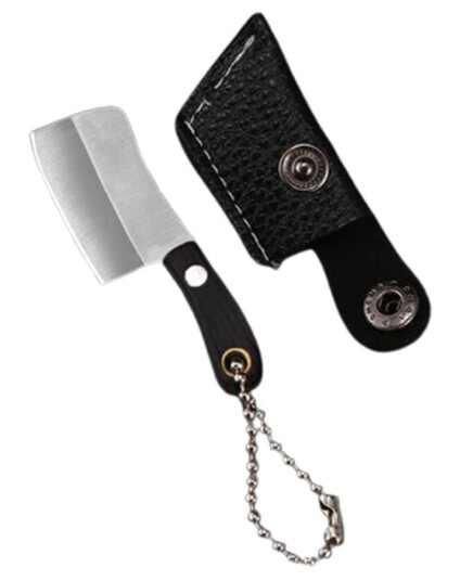 Mini nøkkelkniv lommekniv i rustfritt stål for EDC frukt pakkeåpning