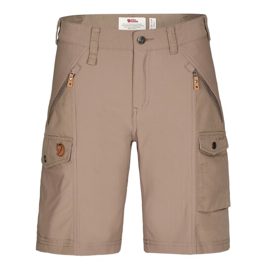 Fjällräven Women's Nikka Shorts Curved Suede Brown 44 Regular, Suede Brown Fjällräven Women's Nikka Shorts Curved Suede Brown 44 Regular, Suede Brown