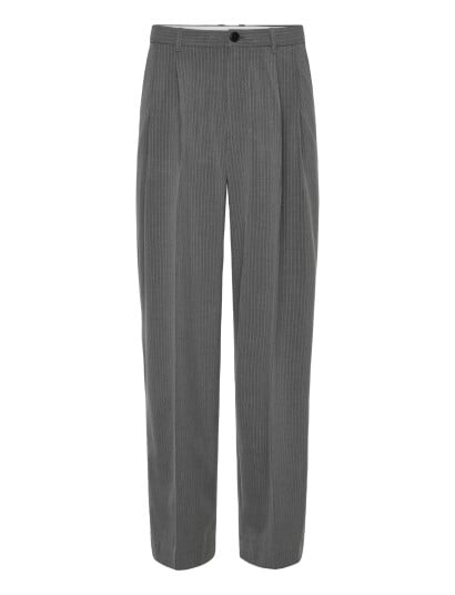 Weekday Loose Fit Pleated Suit Trousers - Grey - 52